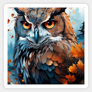 Owl in Nature Sticker